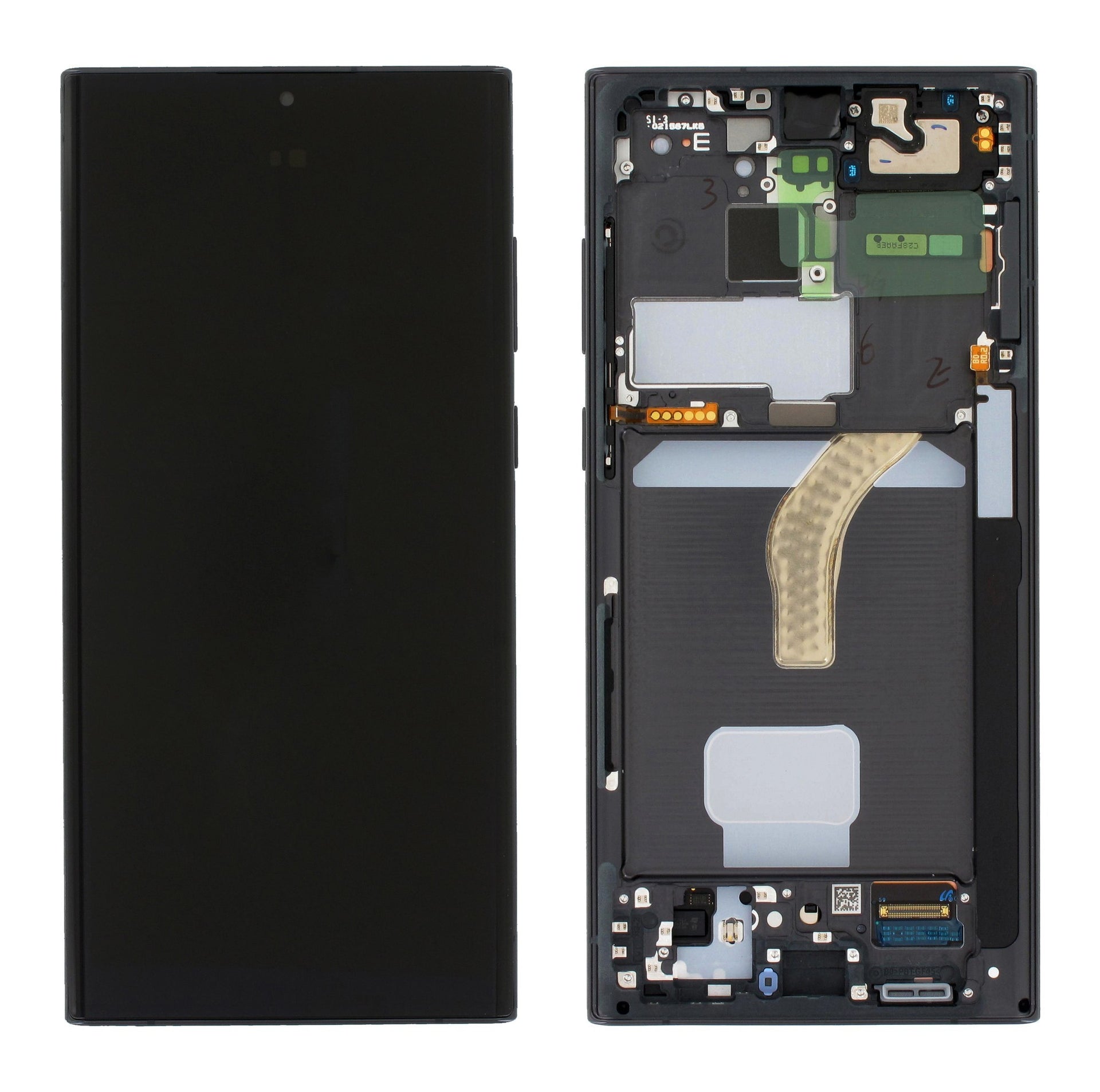 LCD SAMSUNG SM-S908 S22 ULTRA NERO GH82-27488A