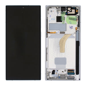 LCD SAMSUNG SM-S908 S22 ULTRA BIANCO GH82-27488C