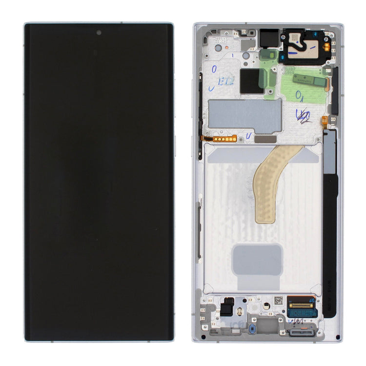 LCD SAMSUNG SM-S908 S22 ULTRA BIANCO GH82-27488C