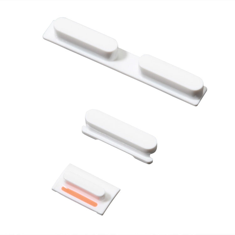 SET TASTI ESTERNI + CARRELLO SIM IPHONE 5C BIANCO