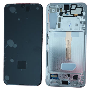 LCD SAMSUNG SM-S906 S22 PLUS BIANCO GH82-27500B