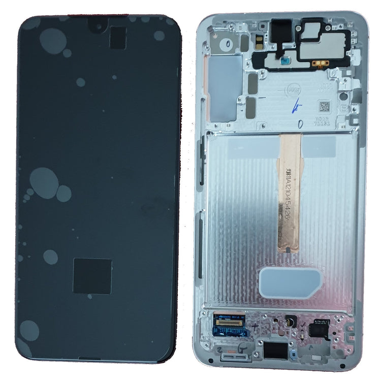 LCD SAMSUNG SM-S906 S22 PLUS BIANCO GH82-27500B