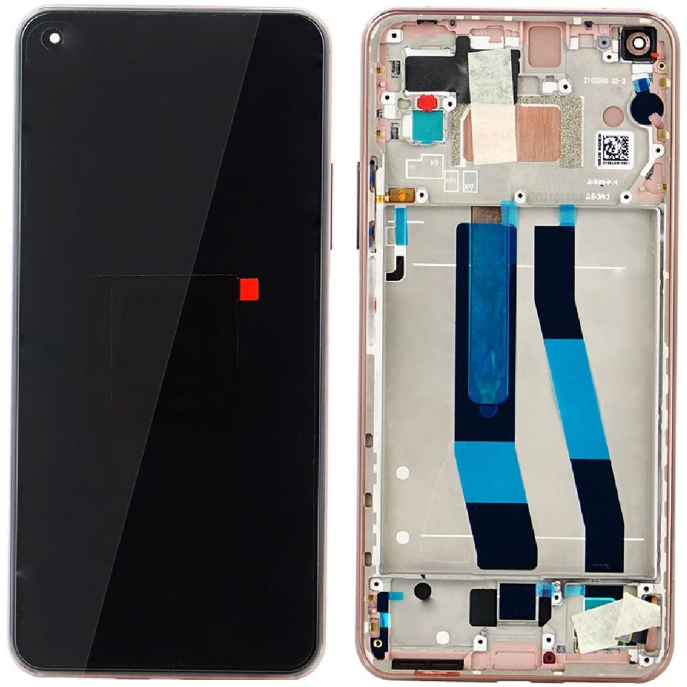 LCD XIAOMI MI 11 LITE (2021) PINK 5600050K9A00 ORIGINALE