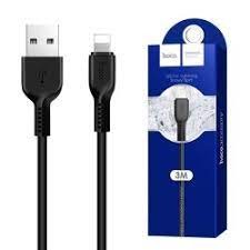 CAVO USB HOCO X20 LIGHTNING PER IPHONE NERO DA 3 METRI (BLISTERATO)