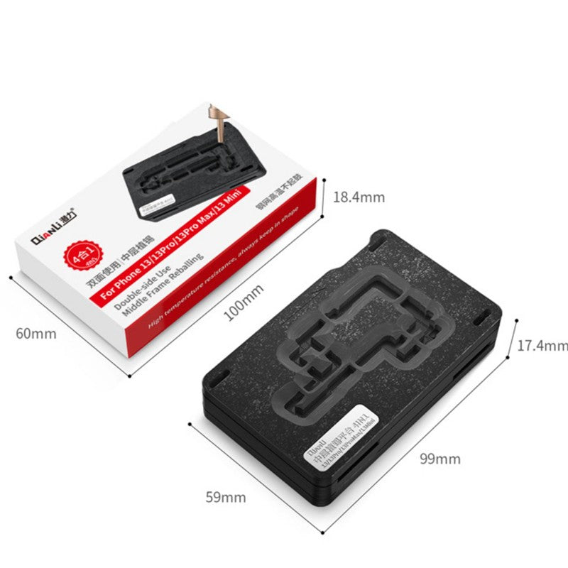 QIANLI iREBALL iP-04 STENCILL PER REBALLING IPHONE 13 / 13 MINI / 13 PRO / 13 PRO MAX