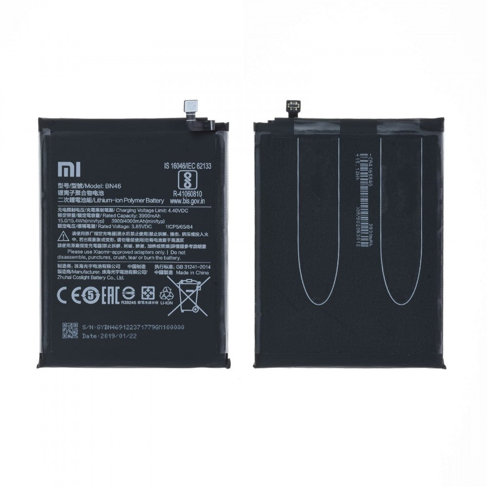 BATTERIA ORIGINALE BN46 XIAOMI REDMI 7 / 8A / NOTE 6 / NOTE 8 / NOTE 8T