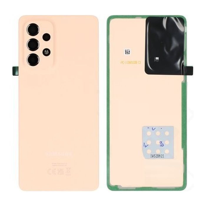 BACKCOVER SAMSUNG A536 A53 PEACH/GOLD ORIGINALE GH82-28017D