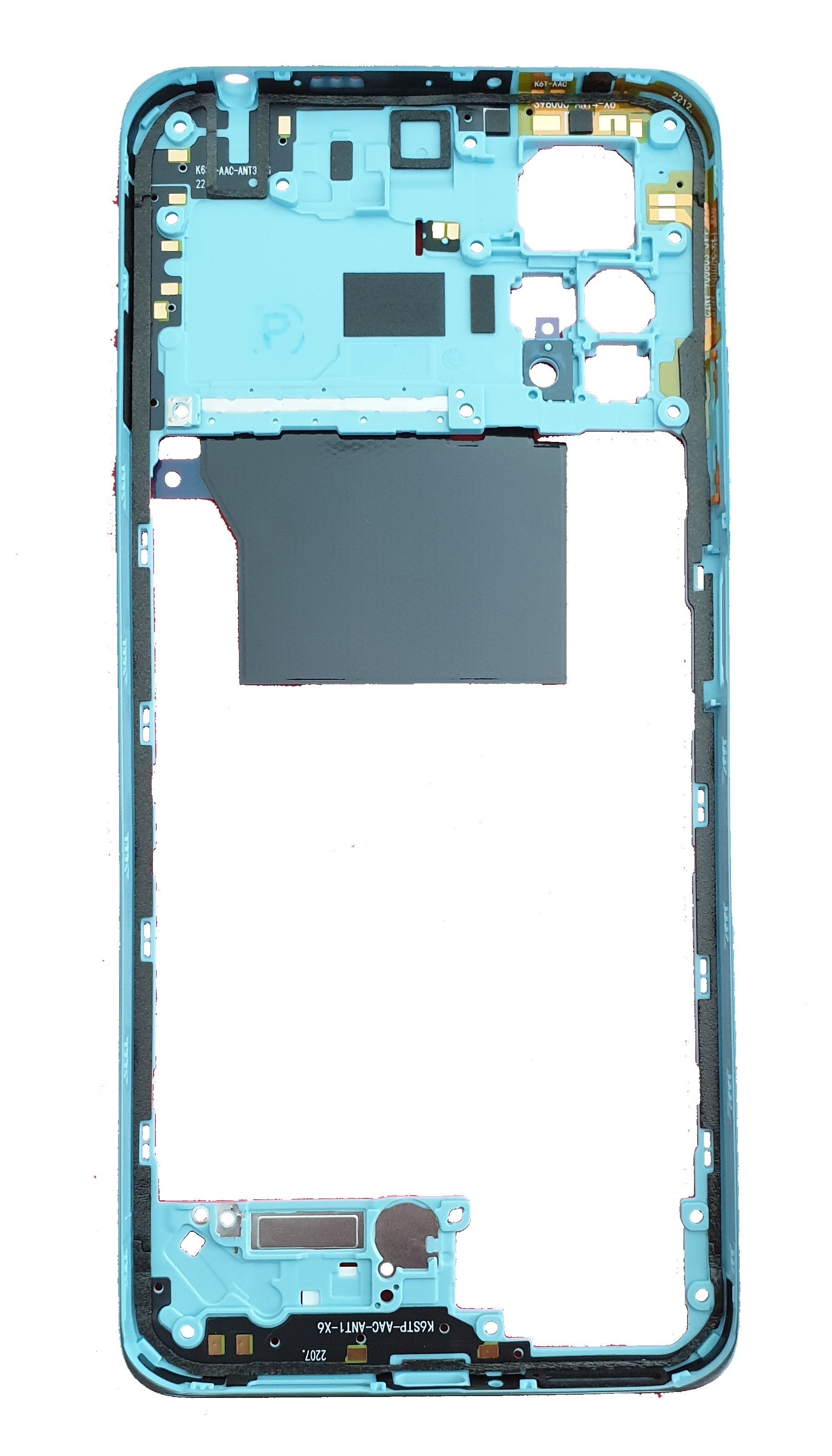 FRAME MIDDLE XIAOMI REDMI NOTE 11 PRO BLU ORIGINALE 55020000NU7D