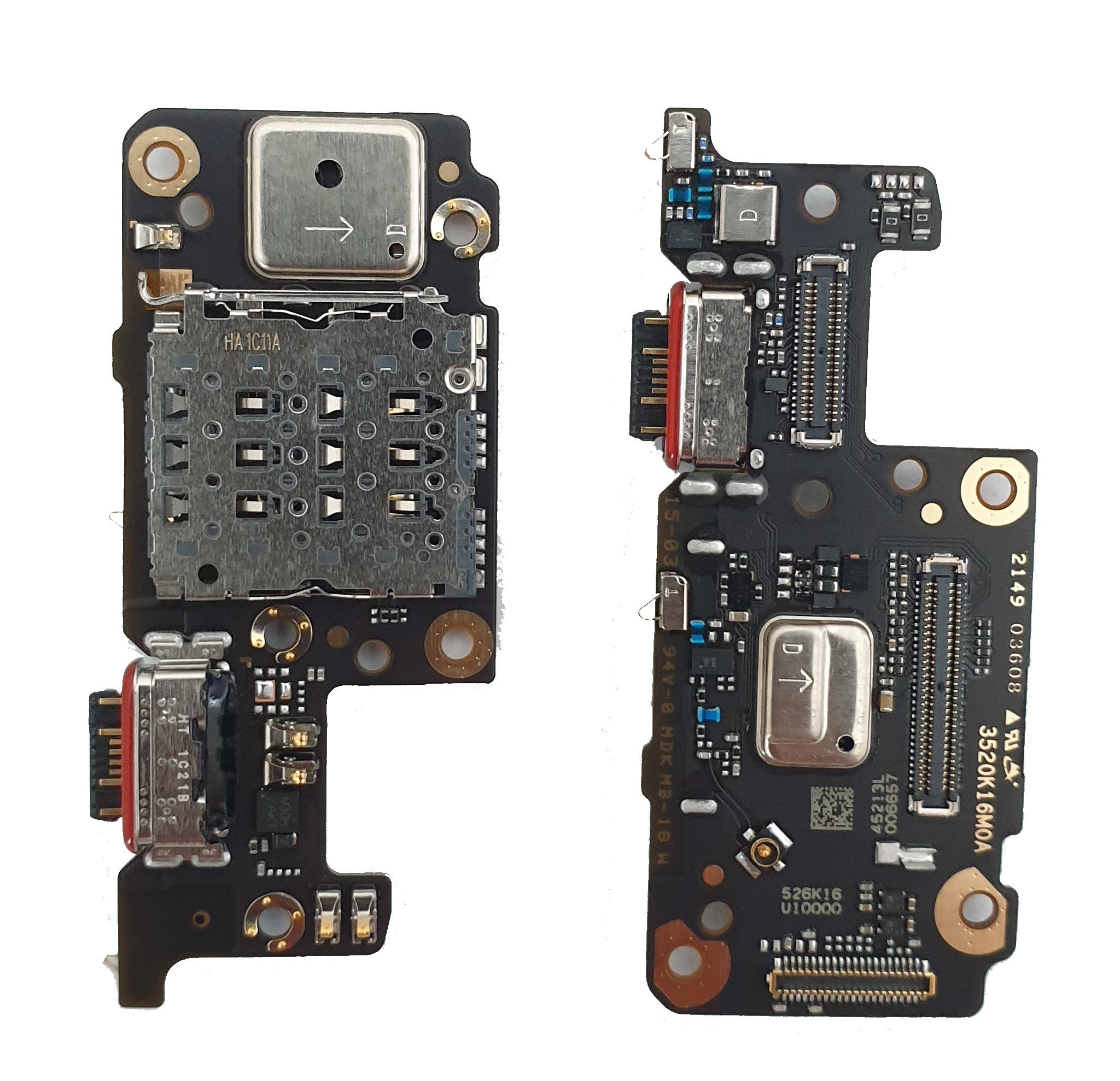 PCB DI RICARICA + LETTORE SIM XIAOMI REDMI NOTE 11 PRO+ ORIGINALE 560003K16U00