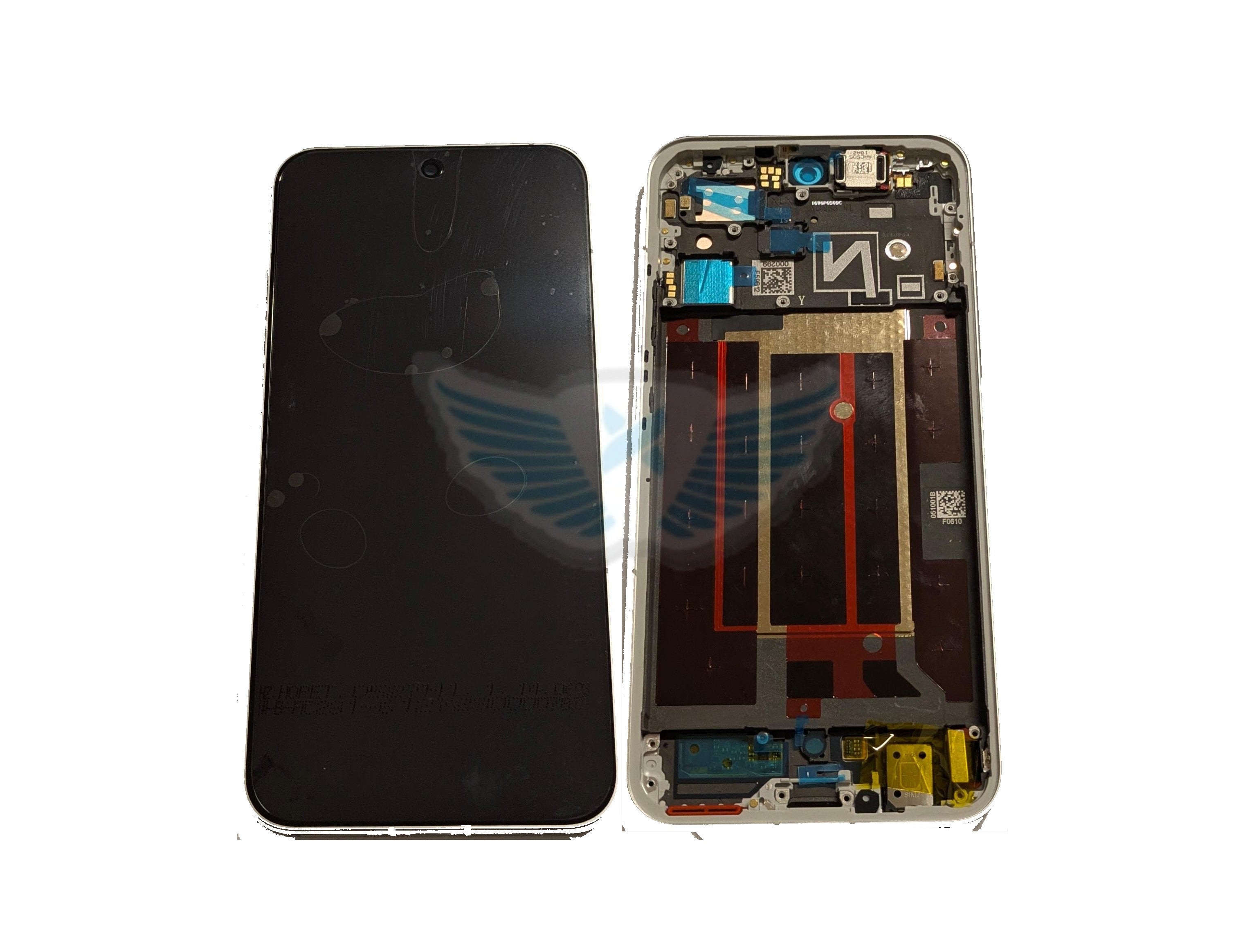 LCD COMPLETO ORIGINALE OPPO RENO14 BRILLANT WHITE W/F 621029000603
