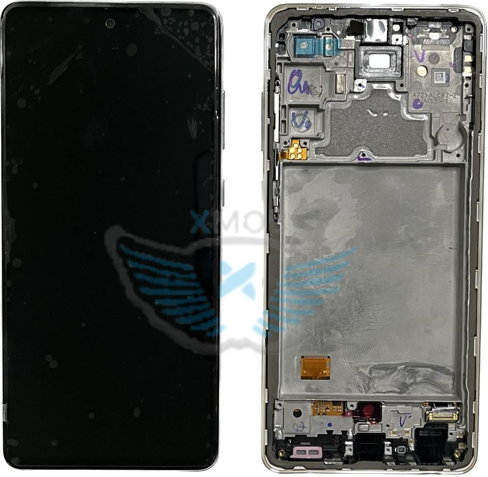 LCD SAMSUNG SM-A725 A72 BIANCO (2021) GH82-25849D