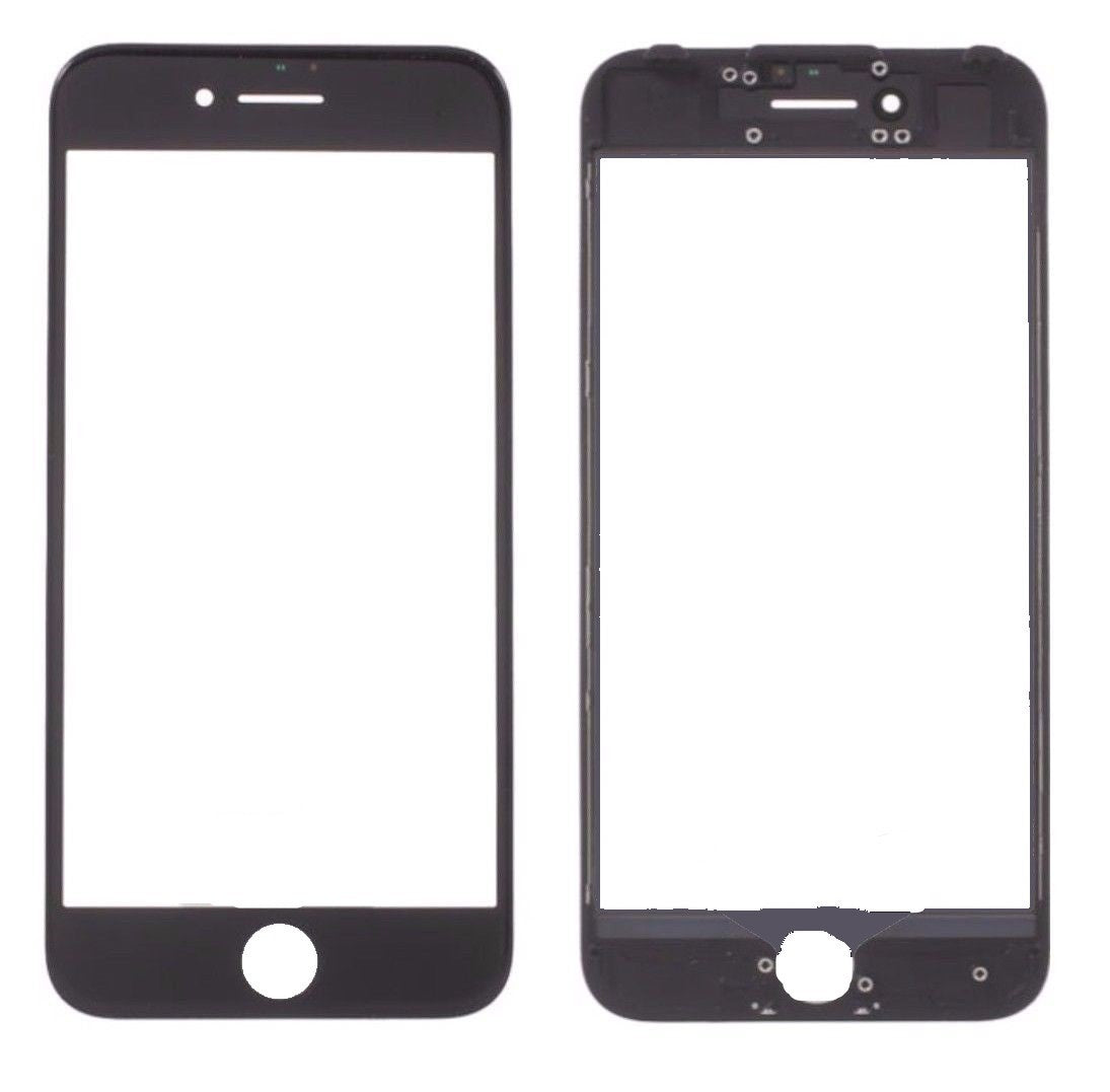 VETRO+OCA+FRAME IPHONE 5C NERO