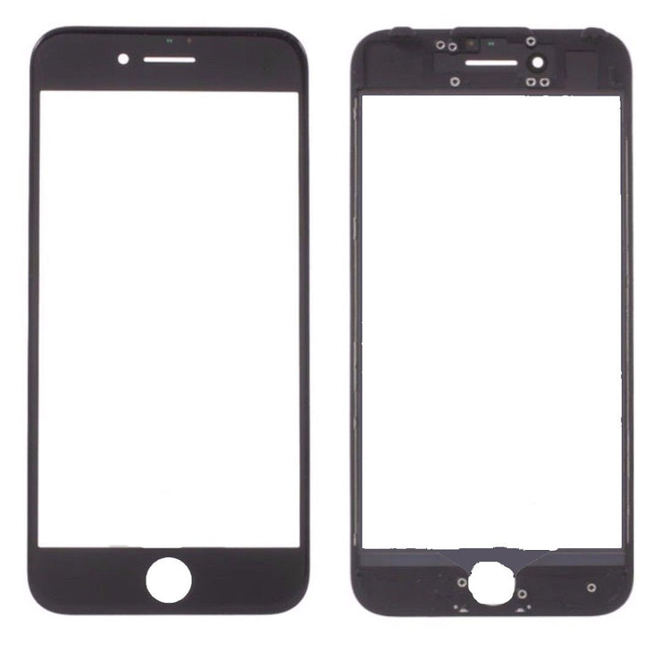 VETRO+OCA+FRAME IPHONE 5S NERO