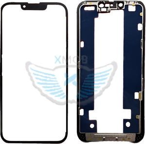 VETRO+OCA+FRAME IPHONE 13 NERO