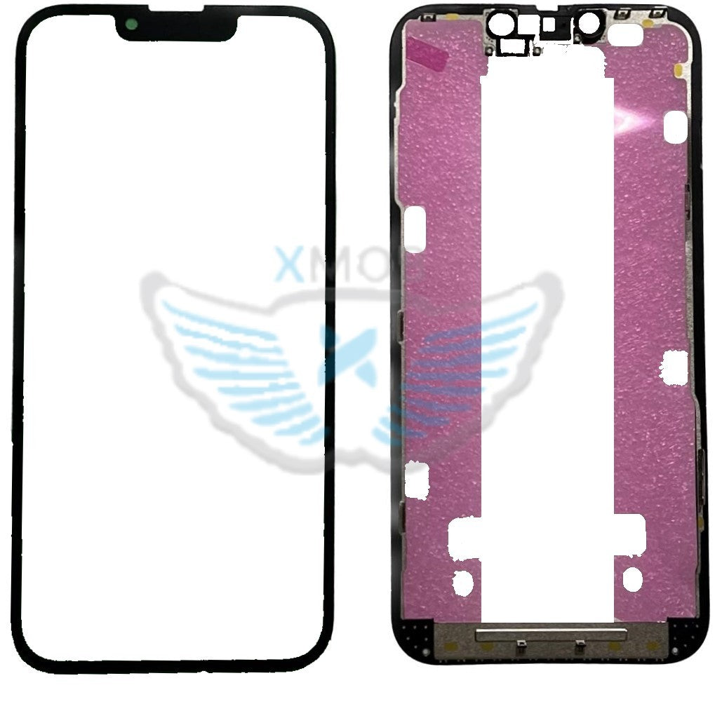 VETRO+OCA+FRAME IPHONE 13 PRO NERO