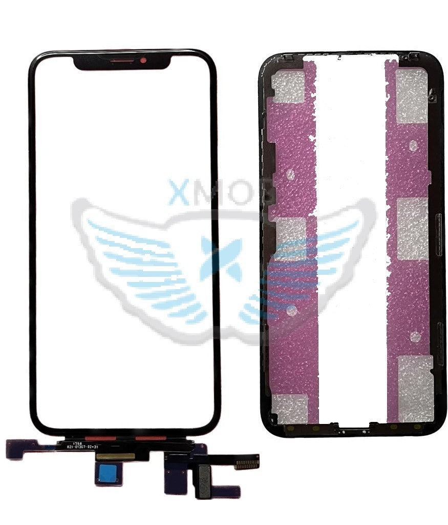 VETRO+TOUCH+OCA+FRAME IPHONE X NERO