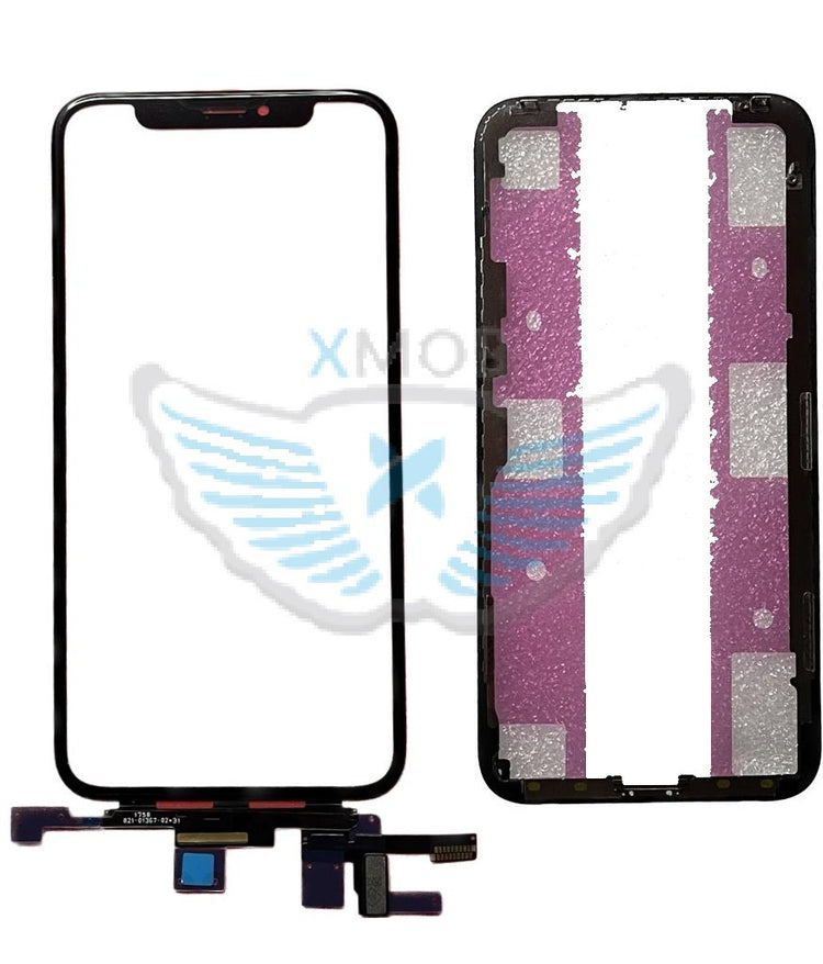 VETRO+TOUCH+OCA+FRAME IPHONE X NERO