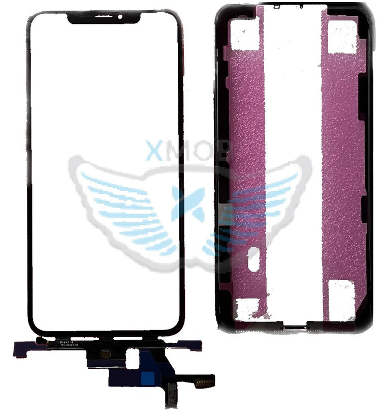 VETRO+TOUCH+OCA+FRAME IPHONE XS MAX NERO