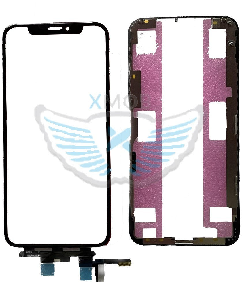 VETRO+TOUCH+OCA+FRAME IPHONE XS NERO