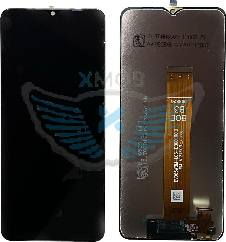 LCD SAMSUNG SM-A127 A12 NACHO 2021 NO FRAME GH82-26485A NF (FLAT R0.0 BOE B3)