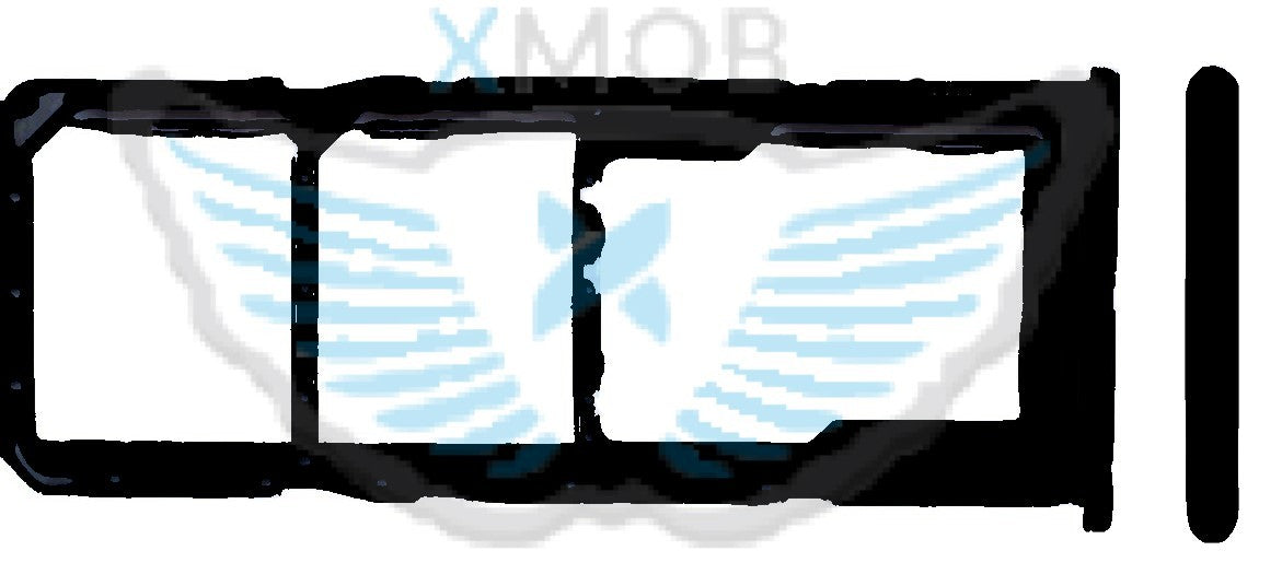 CARRELLO SIM SAMSUNG A135 / A136 A13 4G/5G NERO