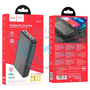 POWERBANK hoco. J87A 20000mAh PD20W+QC3.0 NERO