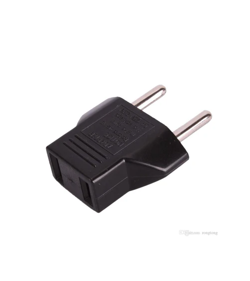 ADATTATORE DA PRESA USA(3 PIN) A PRESA EU (2 PIN) (BULK)