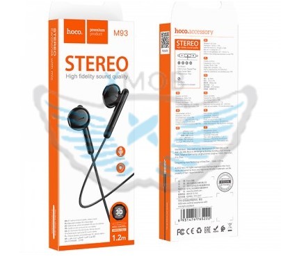 AURICOLARI HOCO M93 NERO (BLISTERATO)