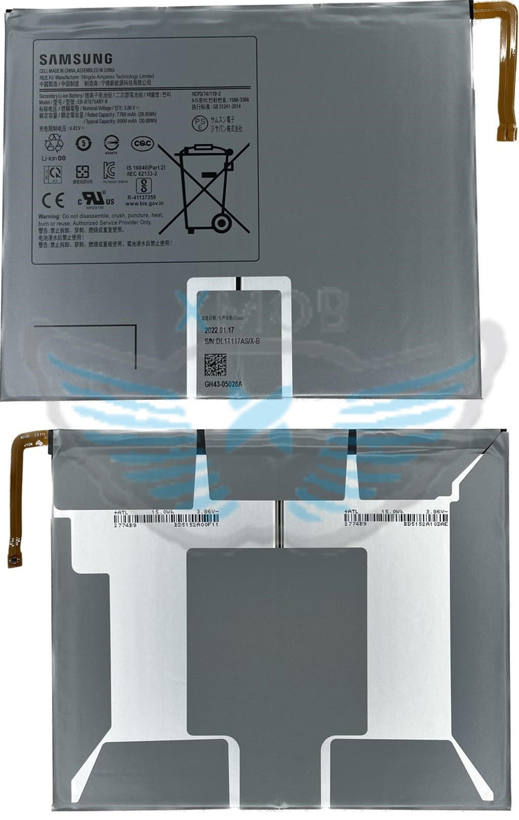 BATTERIA SAMSUNG TAB S7 11" T870/T875 ORIGINALE EB-BT875ABY GH43-05028A