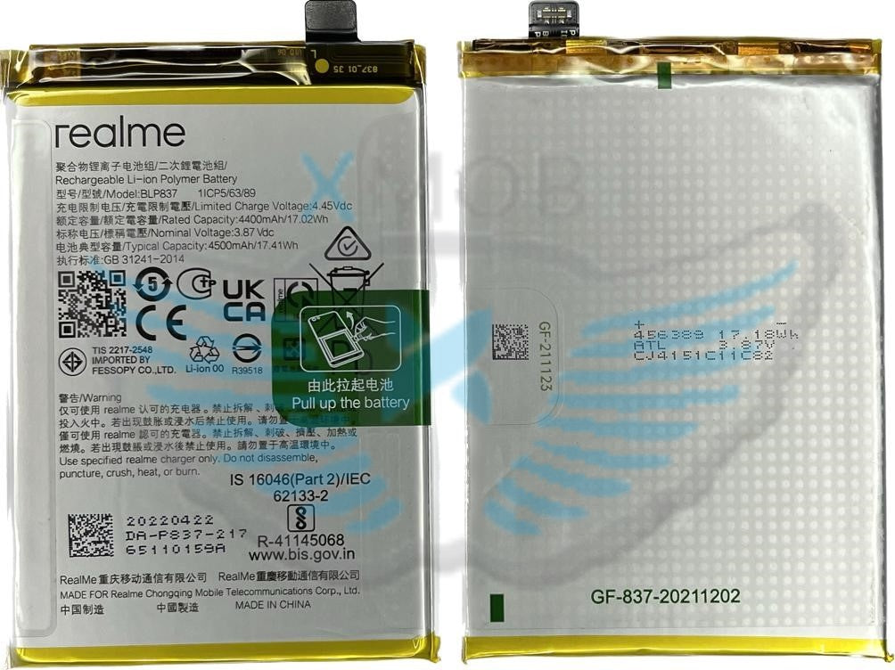 BATTERIA REALME 8 PRO / REALME 9 PRO+  ORIGINALE BLP837 4906818