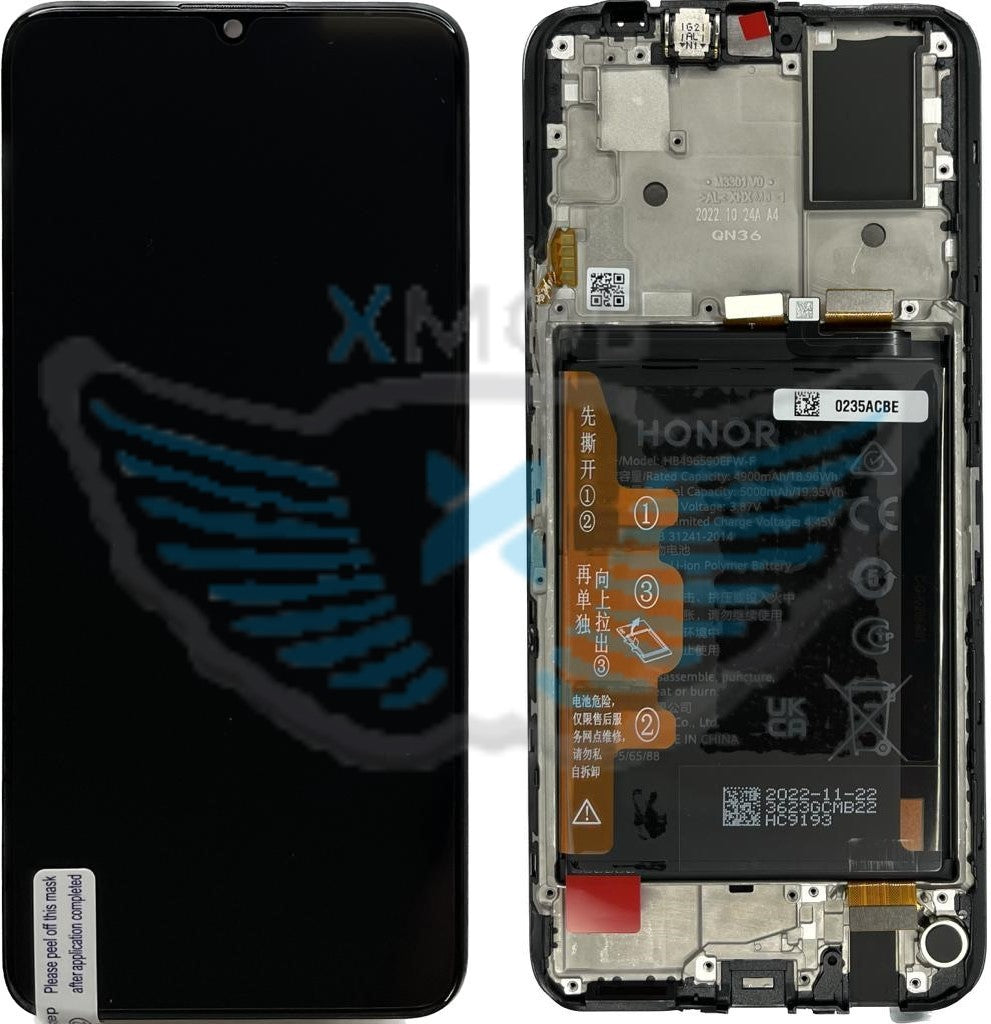 LCD ORIGINALE HUAWEI HONOR X7 NERO 0235ACBE