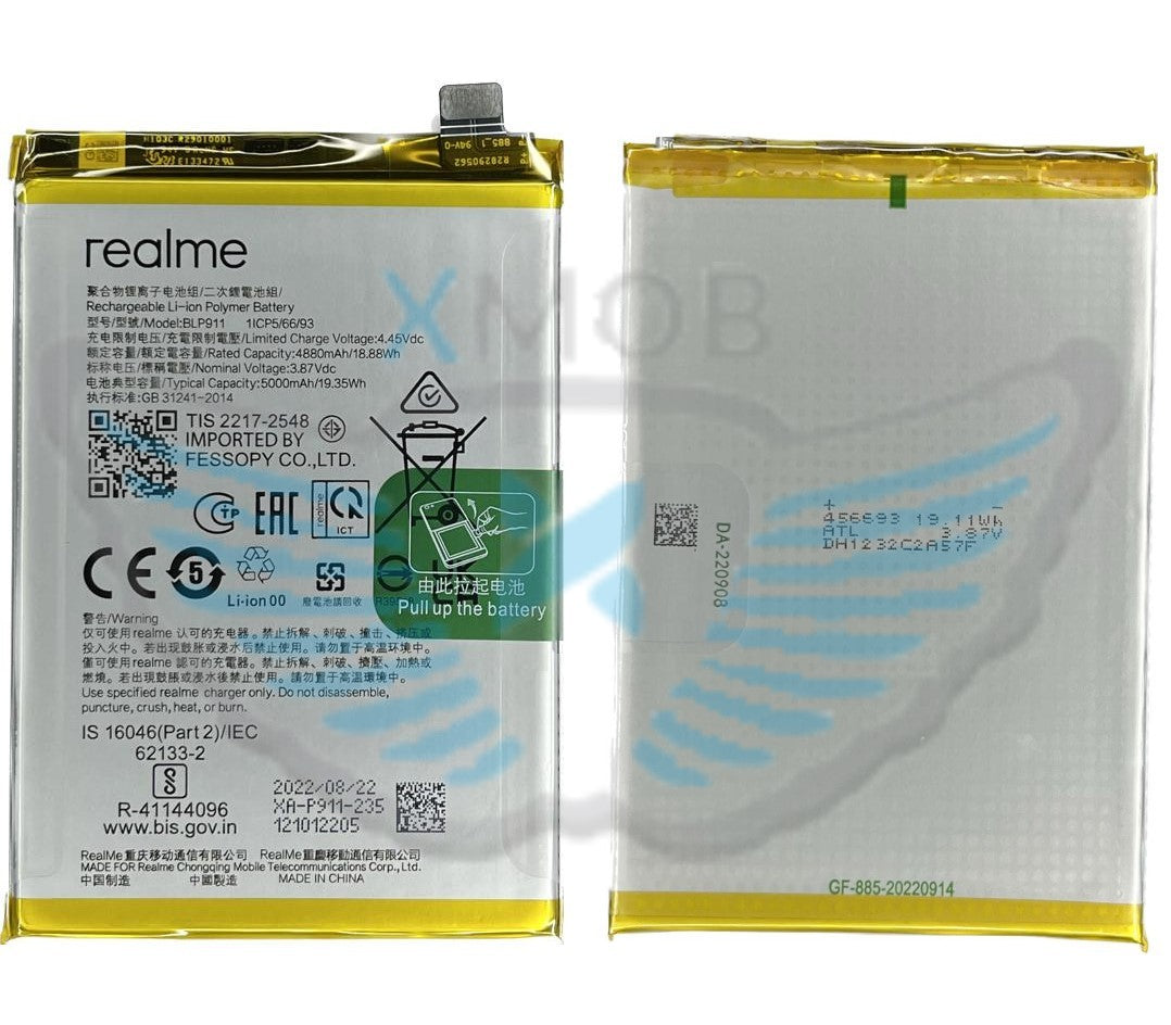 BATTERIA REALME 9 PRO / 9 PRO 5G ORIGINALE BLP911 4200013