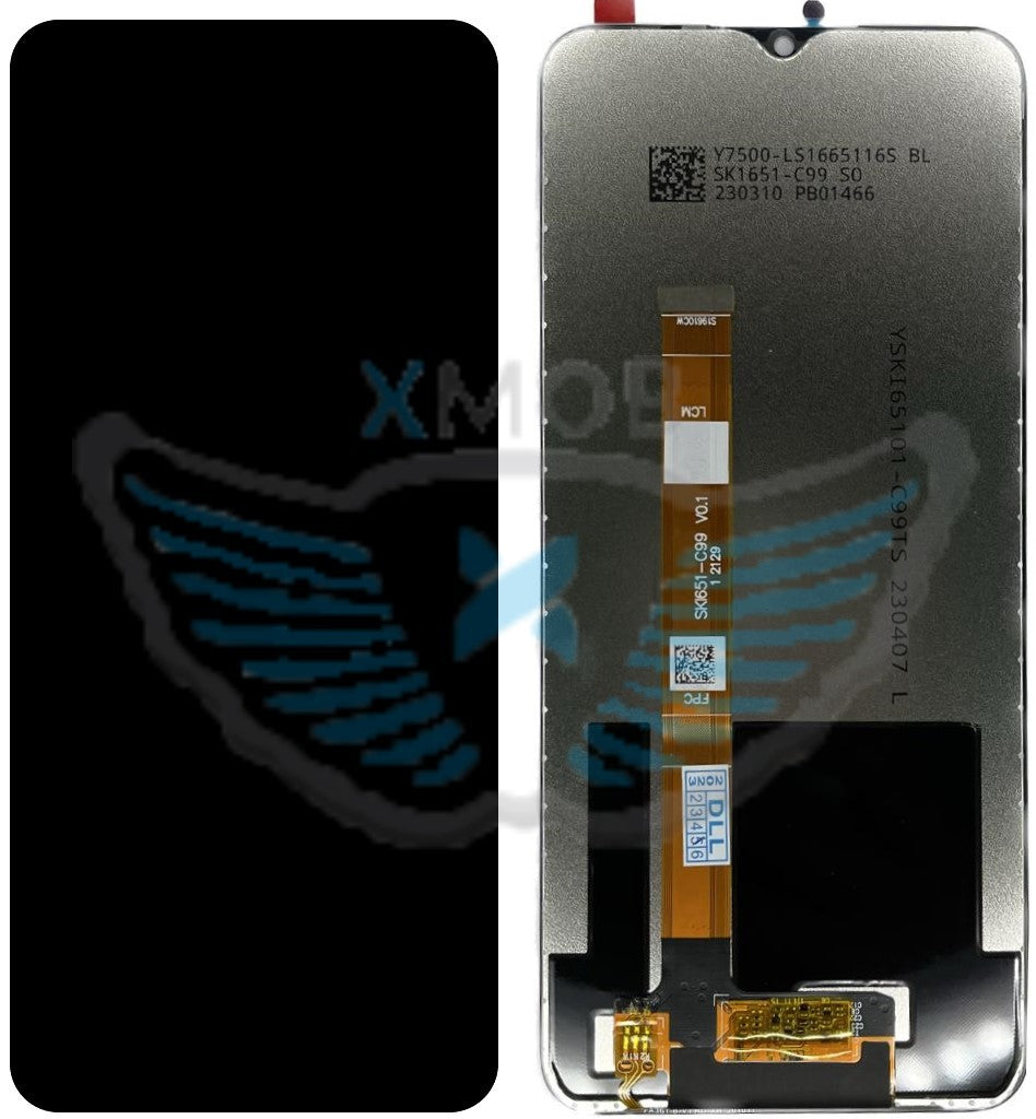 LCD COMPLETO ORIGINALE Realme C21Y / C25Y (4G) (2021) NO FRAME R-121