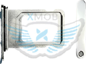 CARRELLO SIM IPHONE 14 PRO / 14 PRO MAX SILVER