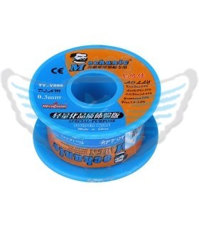 MECHANIC TY-W866 BOBINA DI STAGNO 0.2 MM A BASSA TEMPERATURA