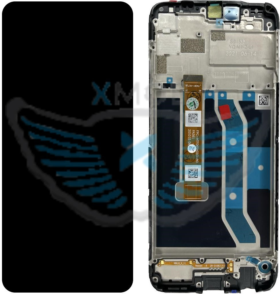 LCD COMPLETO REALME 7i NERO W/F VERS. RMX2193