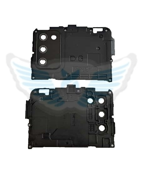 VETRO CAM POST SAMSUNG A037G A03S + FRAME NERO