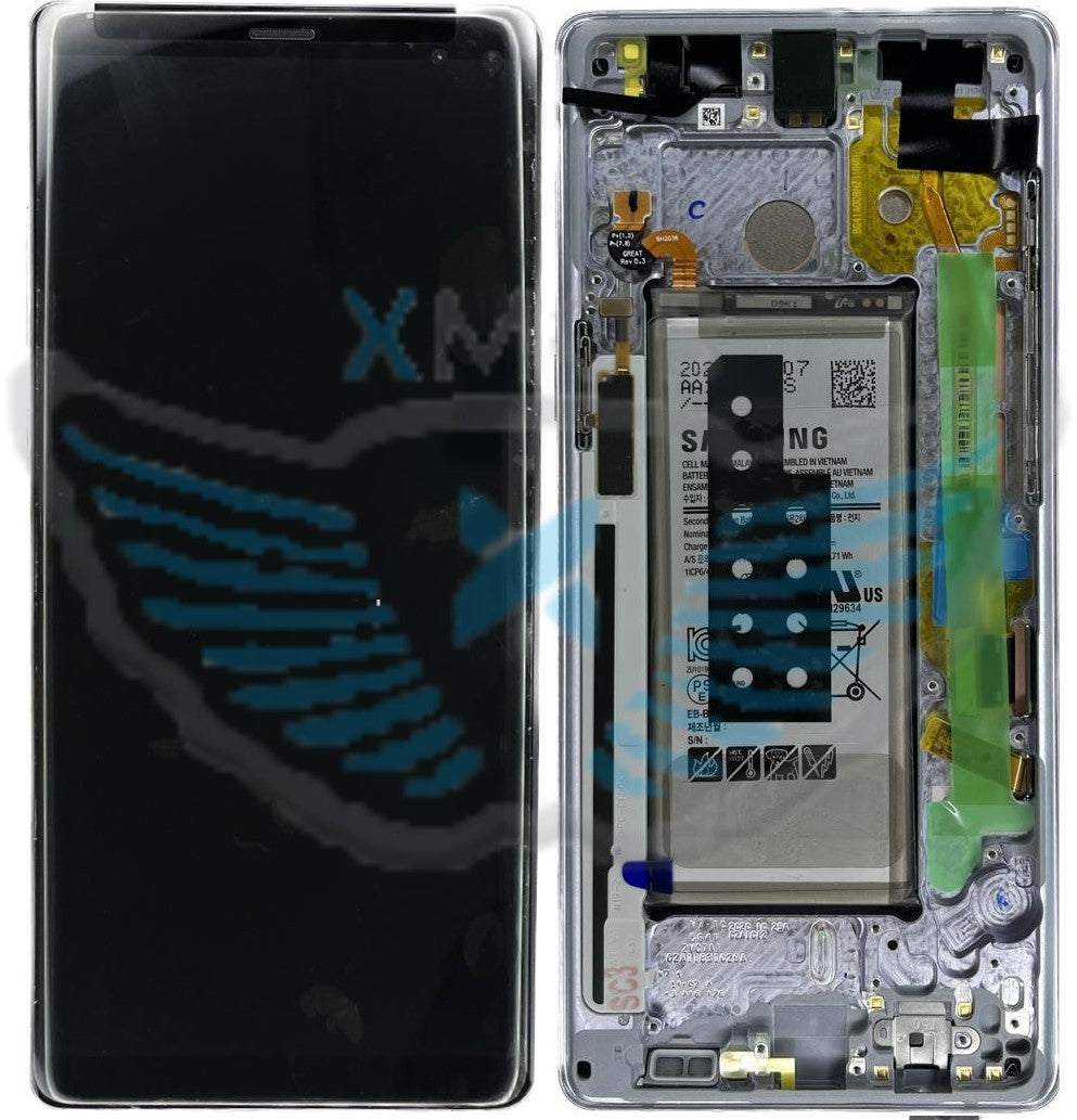 LCD SAMSUNG SM-N950 NOTE 8 GRIGIO + BATTERIA GH82-17223C+BTRY