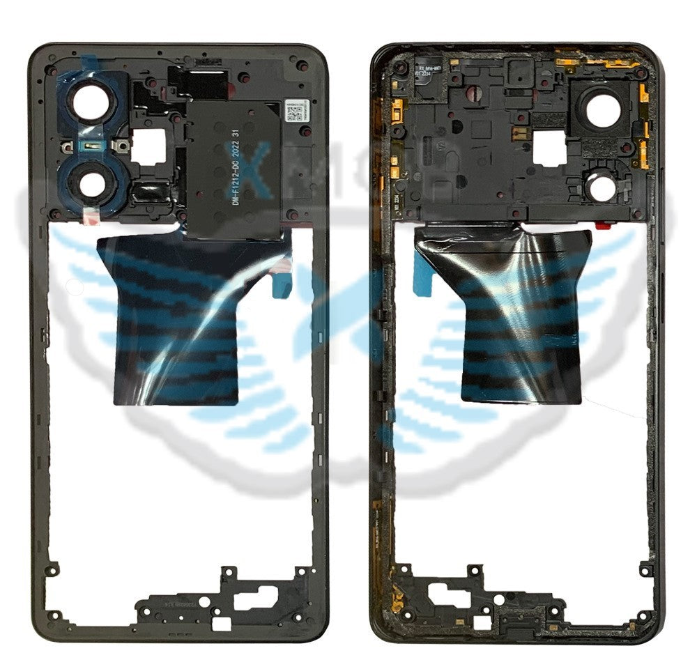 FRAME MIDDLE XIAOMI REDMI NOTE 12 PRO 5G NERO ORIGINALE 5600260M1600