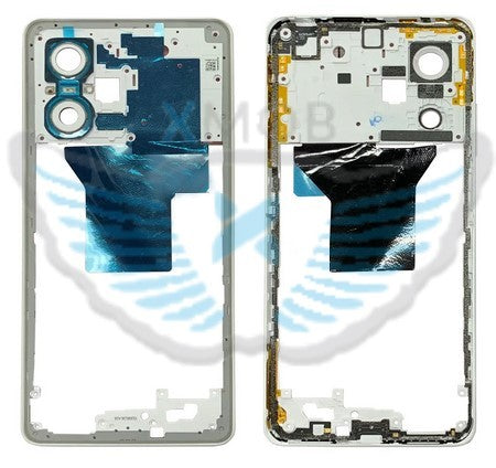 FRAME MIDDLE XIAOMI REDMI NOTE 12 PRO 5G SILVER/BLU ORIGINALE 5600150M1600