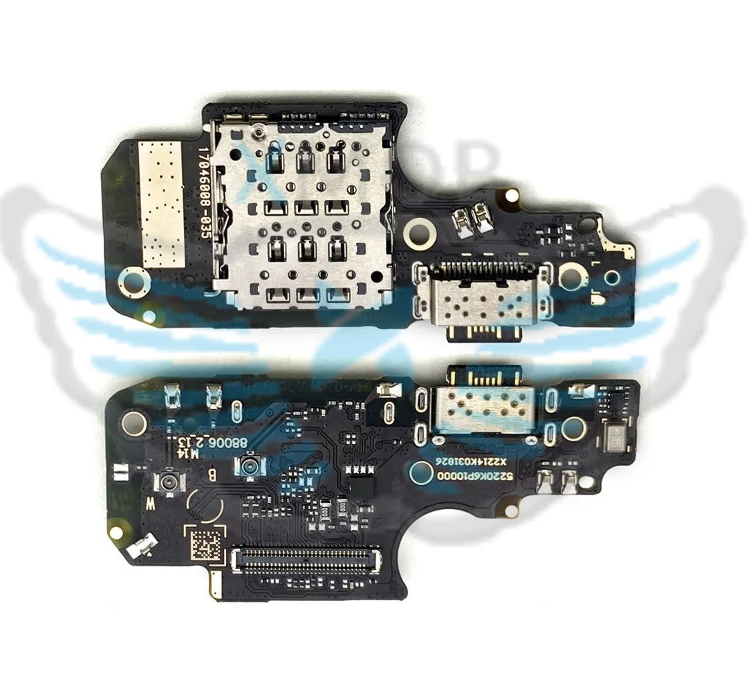 PCB DI RICARICA + LETTORE SIM XIAOMI REDMI NOTE 12 PRO 4G ORIGINALE 5600020K6A00