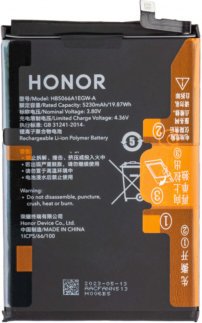BATTERIA HUAWEI SERVICE-PACK HONOR X7A HB5066A1EGW-A 5230mAh