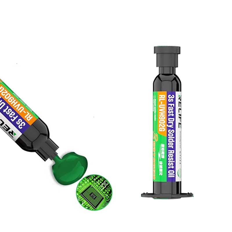 MASCHERA ISOLANTE PER CIRCUITI UV RELIFE RL-UVH902G VERDE 10ml