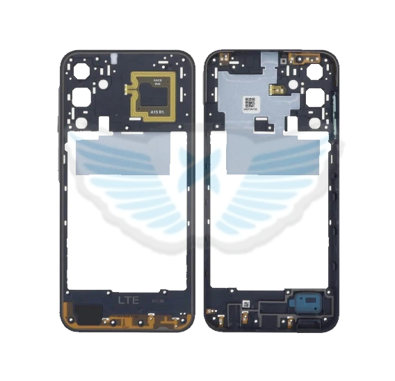 FRAME MIDDLE SAMSUNG A155 A15 4G NERO ORIGINALE GH82-33647E