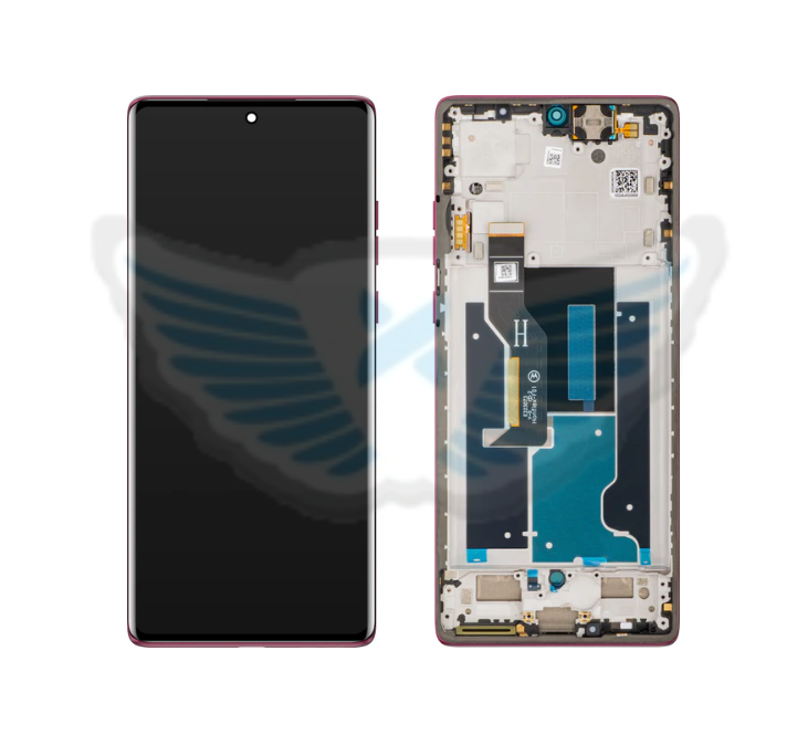 LCD MOTOROLA XT2429 MOTO EDGE 50 FUSION + FRAME HOT PINK ORIGINALE 5D68C24634