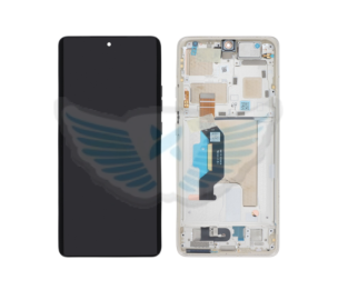 LCD MOTOROLA XT2401 MOTO EDGE 50 ULTRA + FRAME GRIGIO ORIGINALE 5D68C24483