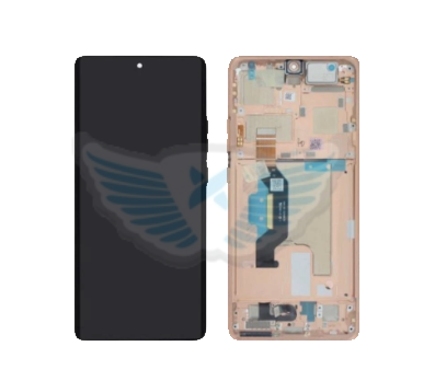 LCD MOTOROLA XT2401 MOTO EDGE 50 ULTRA + FRAME PINK ORIGINALE 5D68C24470