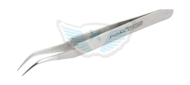 PINZETTA PROFESSIONALE HAOYI GT-ZZ CON PUNTA SOTTILE CURVA
