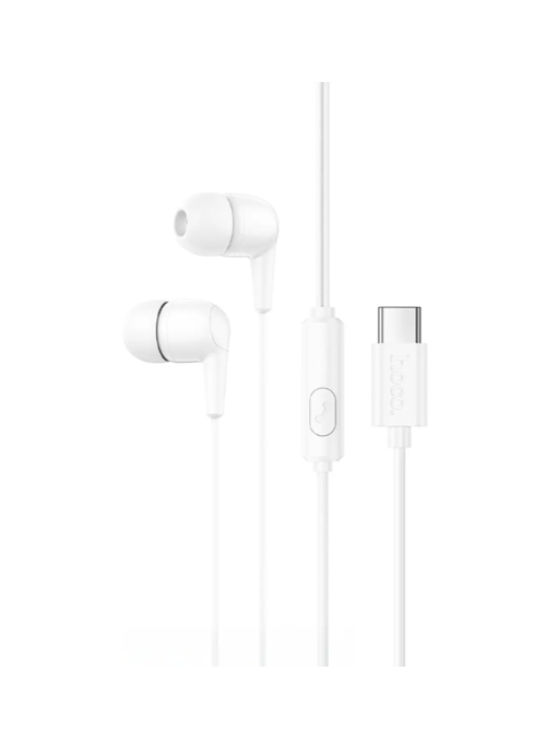 AURICOLARI HOCO M97 TYPE-C BIANCO (BLISTERATO)