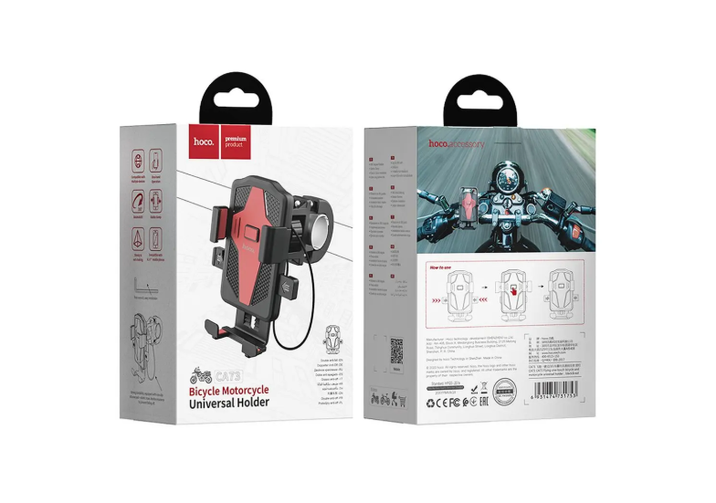 HOCO CA73 BASE / SUPPORTO DA MOTO E BICI (BLISTERATO)